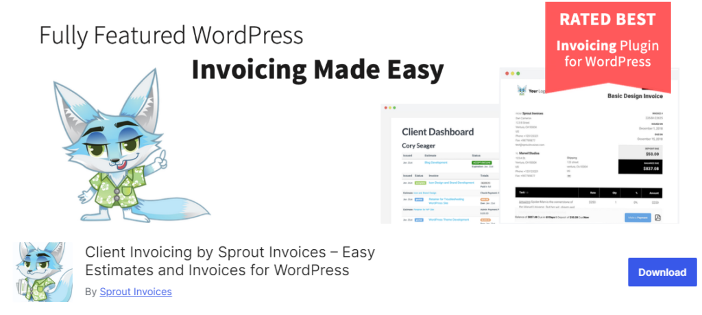 Sprout Invoices — Плагины для отгрузочных документов