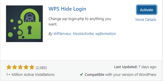 WPS ocultar login