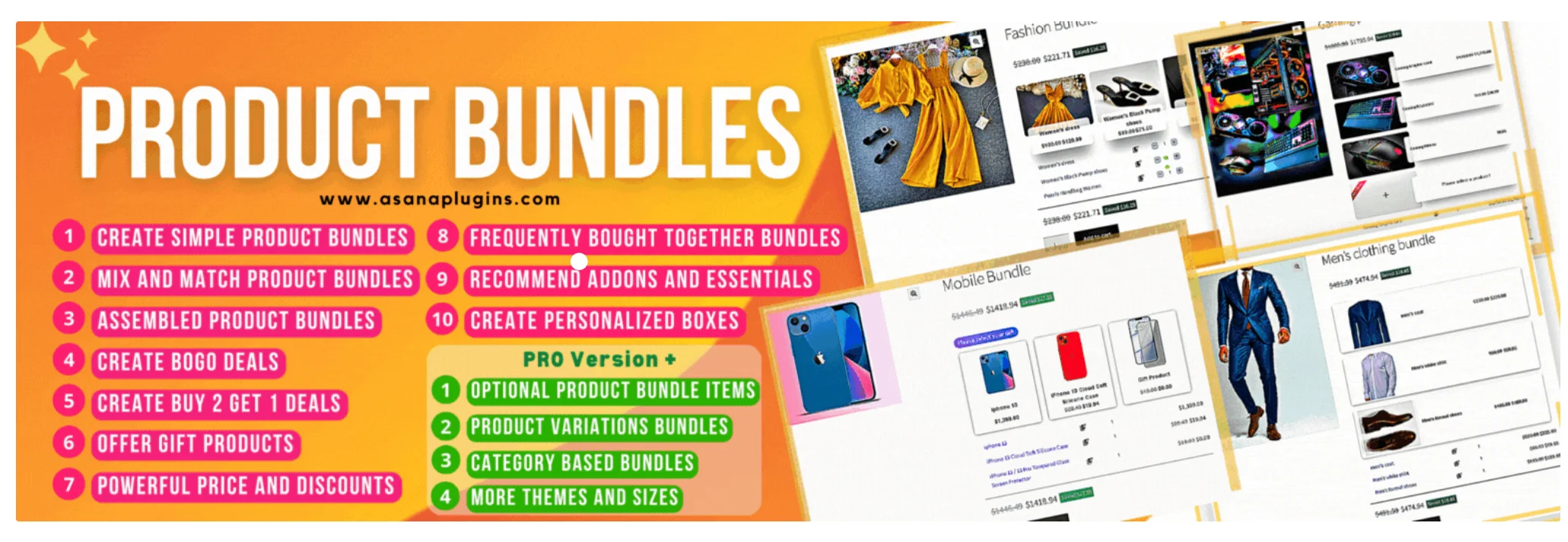 A imagem do cabeçalho do plugin WooCommerce Product Bundles.