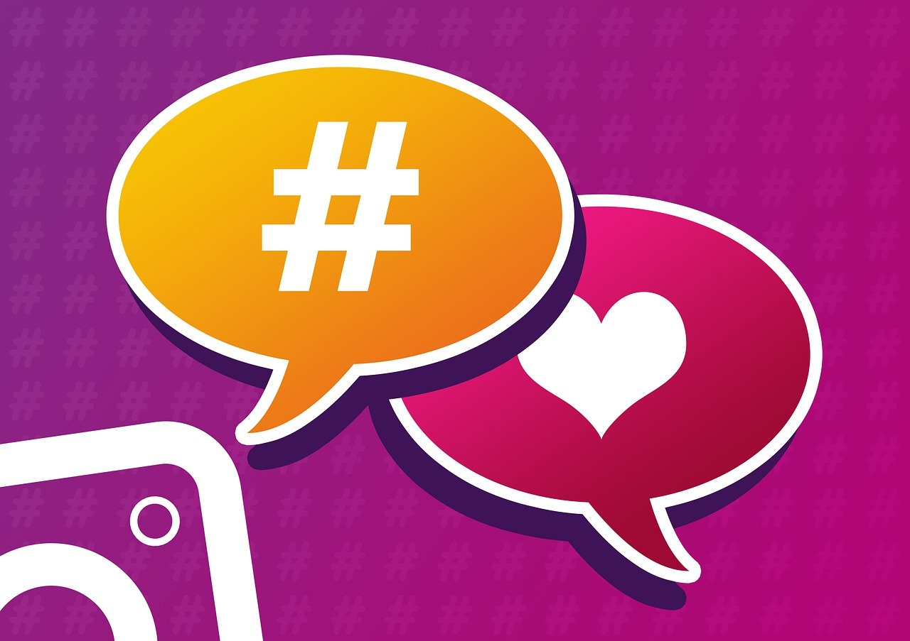 hashtags do instagram, hashtags de mídia social