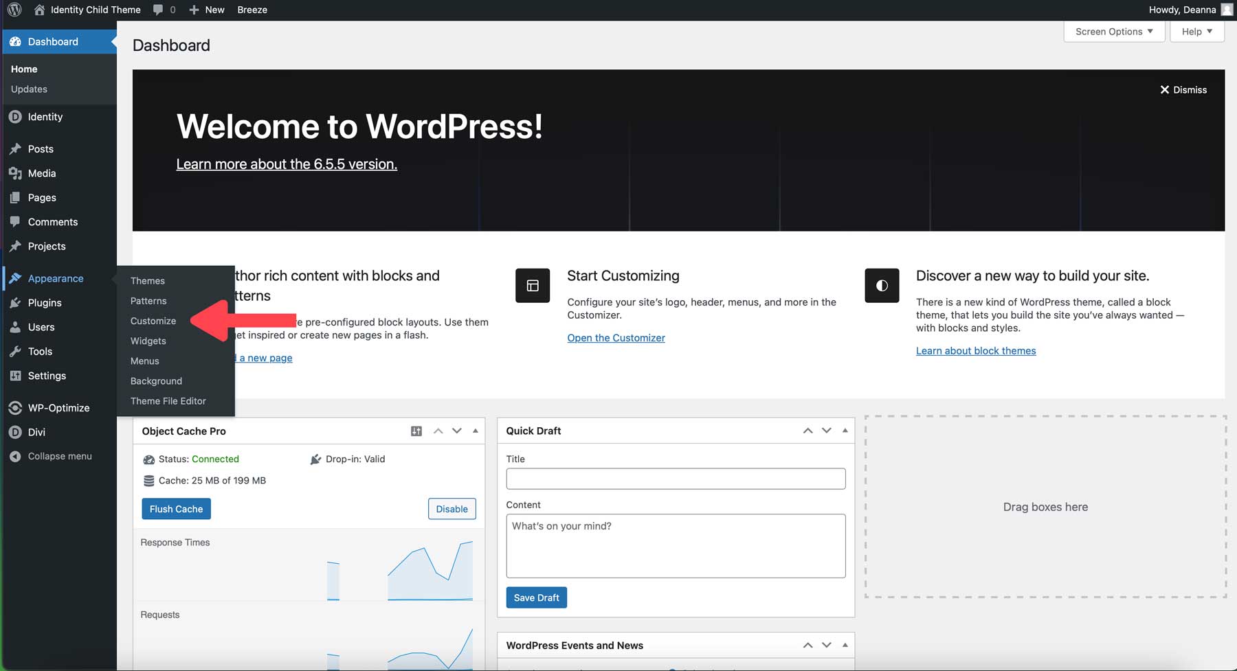 WordPress-Anpasser