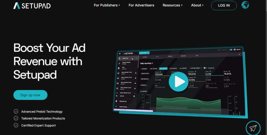 setupad - Alternative Google AdSense