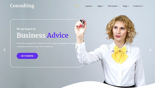 SKT Consulting Pro - Tema WordPress de consultor financeiro