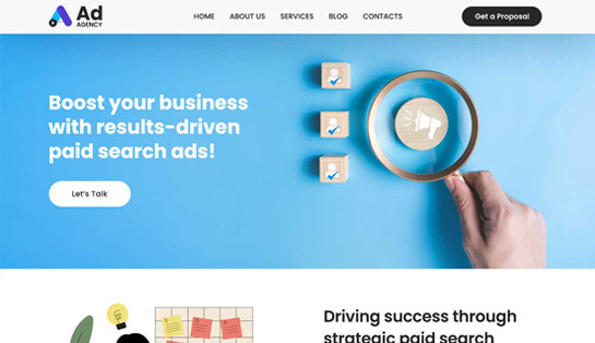 Digital AD Agency Tema WordPress