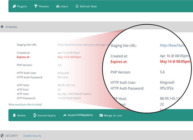 การจัดเตรียม BlogVault