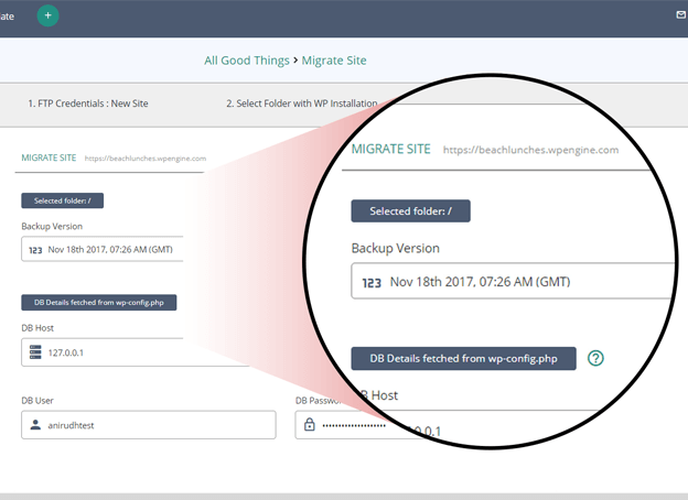 Migrazioni di BlogVault