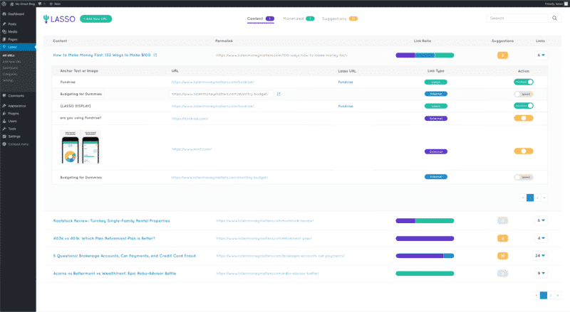 Plugin WordPress Lasso