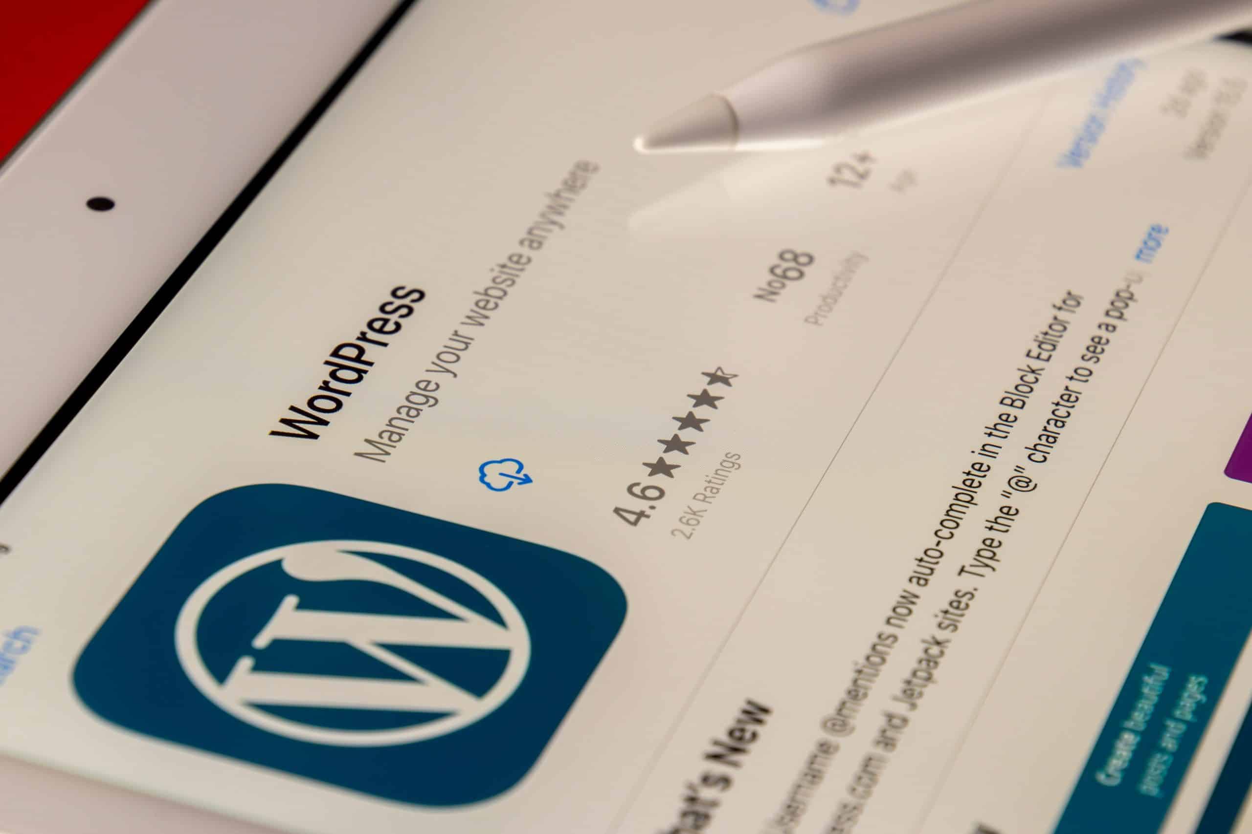 приложение WordPress