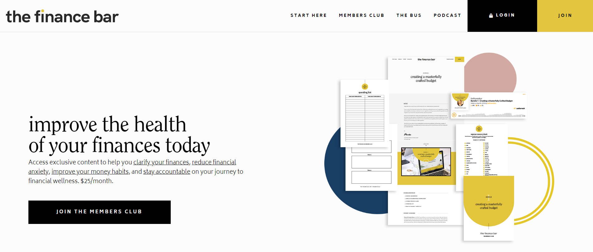 ตัวอย่าง - The Finance Bar - สมาชิกออนไลน์