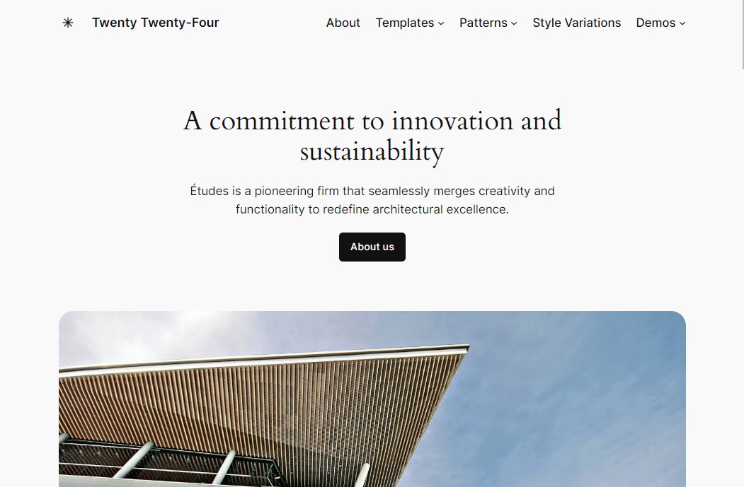 Twenty Twenty-Four – Standard-FSE-WordPress-Theme