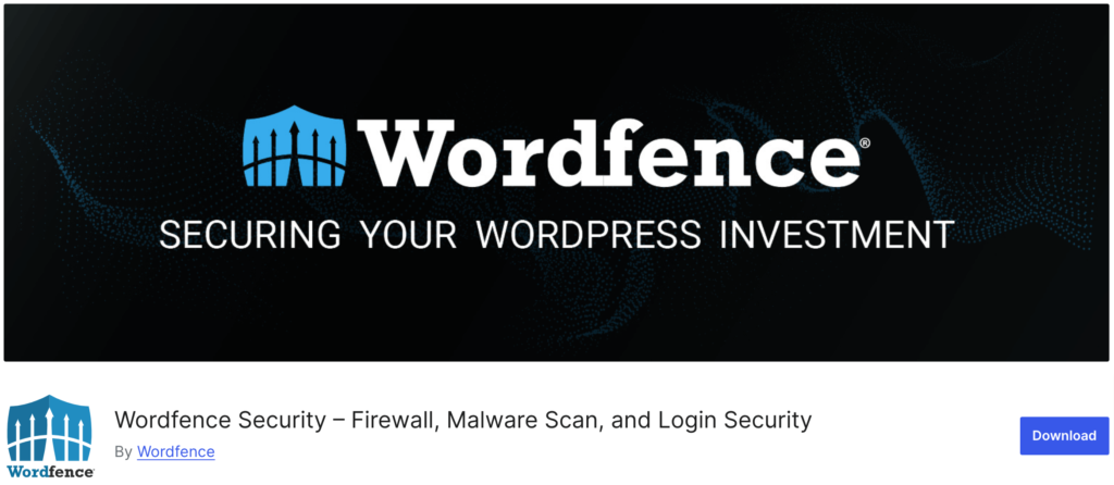 Esta é uma imagem do Wordfence – plugin WordPress mais popular