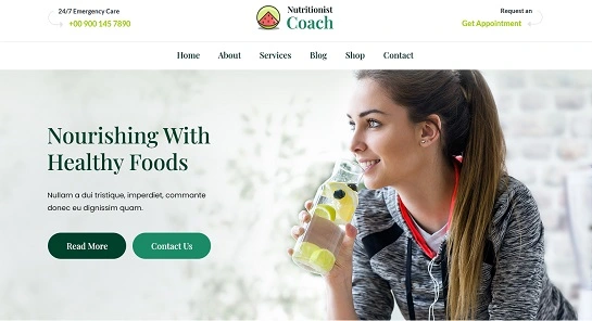 Tema WordPress Health Coach