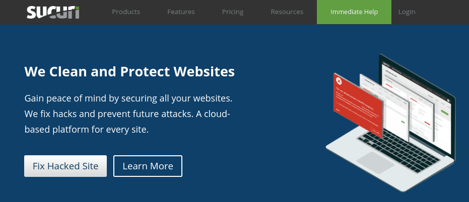 Sucuri, un plugin WordPress de protection DDoS.