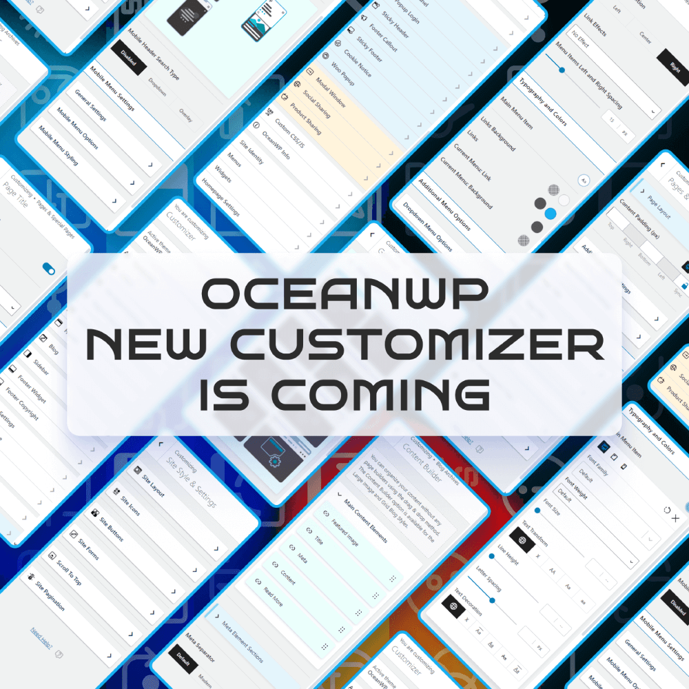 personalizați WordPress într-o briză: noul banner OceanWP Customizer