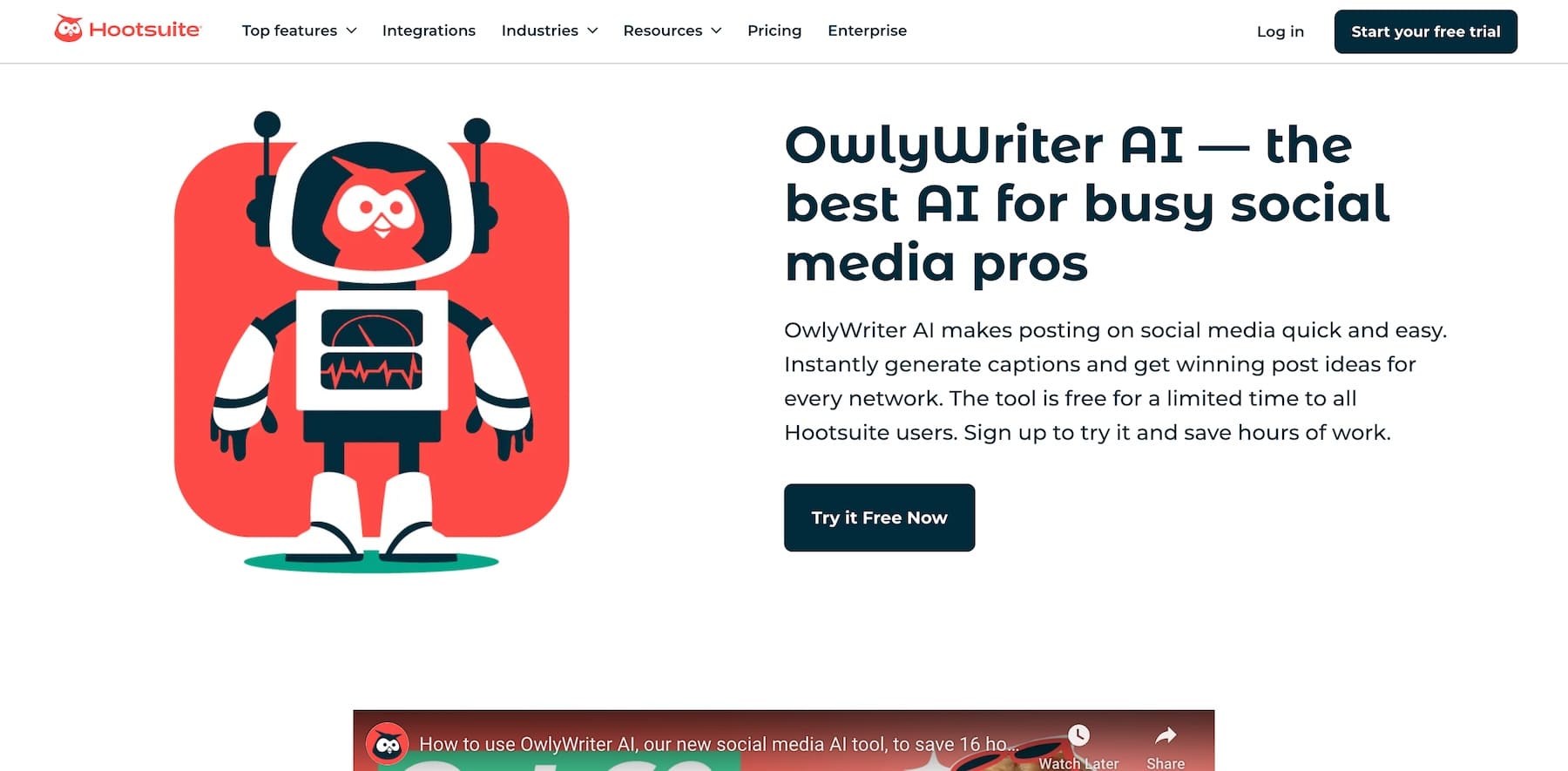 Hootsuite OwlyWriter