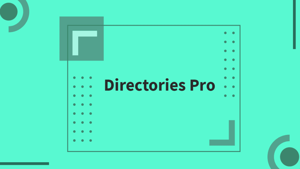 directory pro WordPress ディレクトリ プラグイン