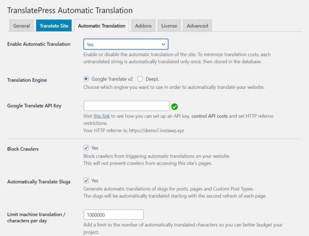 Translatepress para traduções multilíngues