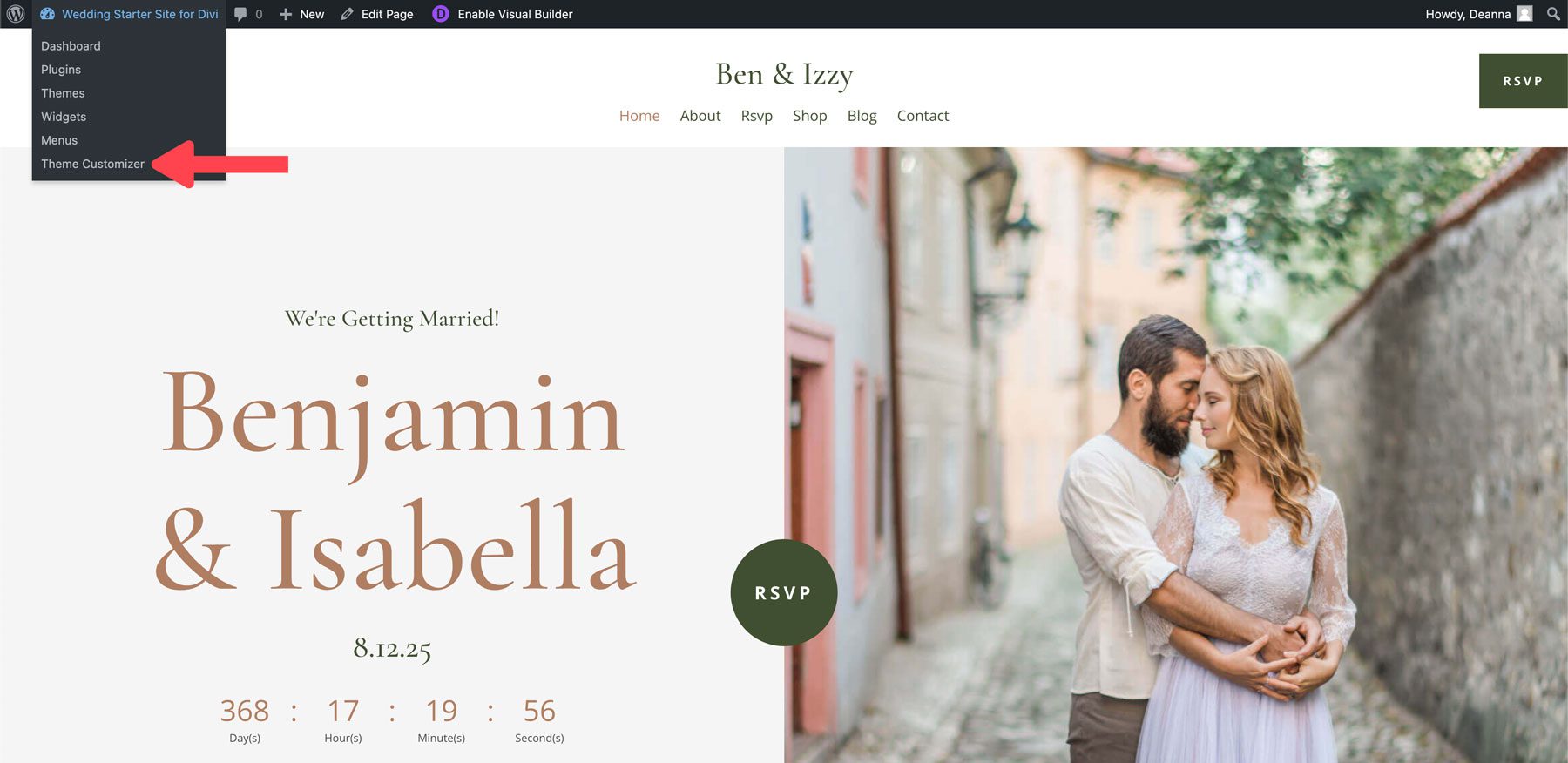 sito di avvio del matrimonio per divi