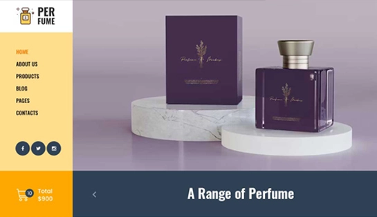 Tema de WordPress para tienda de perfumes