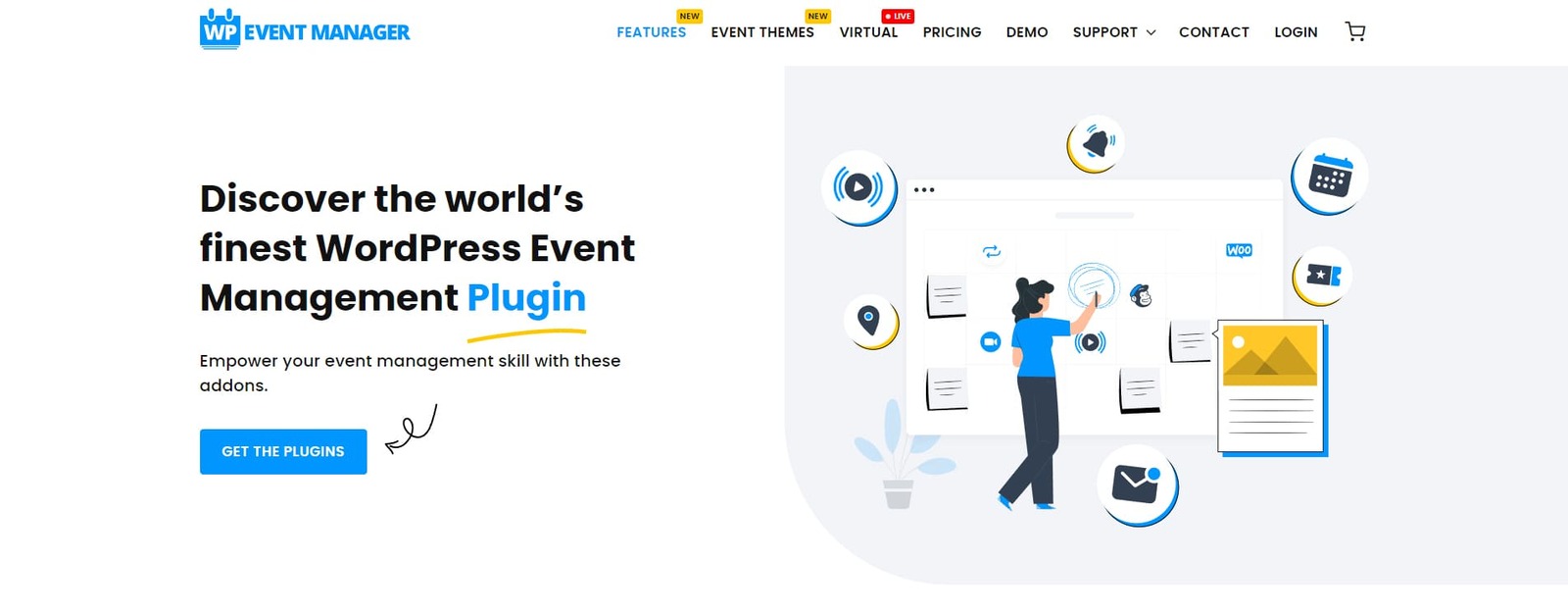 Fotografia do plugin WP Event Manager, o melhor plugin de registro de eventos WordPress com um editor de campo integrado.