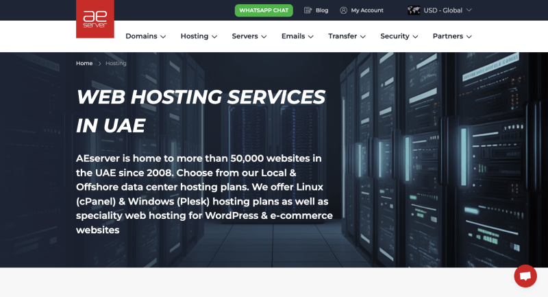 aeserver-hosting-w-uae