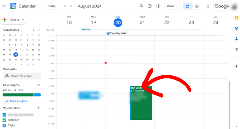 google calendar sync wpforms