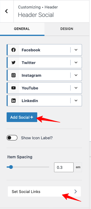 Add-Social-Icons-Header