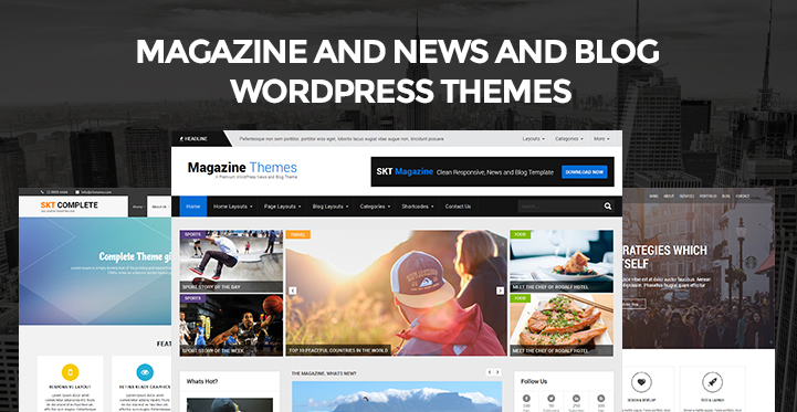 Thèmes WordPress pour magazines, actualités et blogs