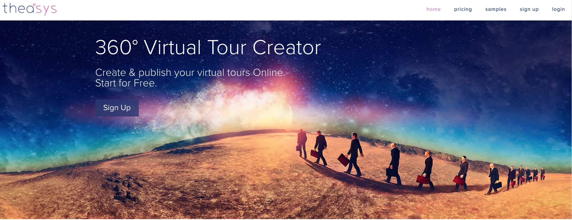 criador de tour virtual gratuito theasys 