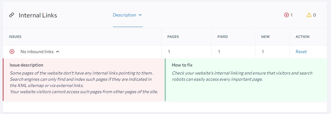 Web サイト監査エラーの問題を修正する