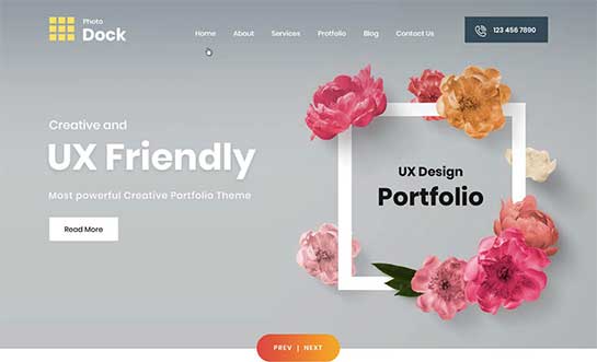 Tema portofolio wordpress