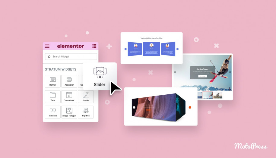 Modules complémentaires de curseur Elementor.