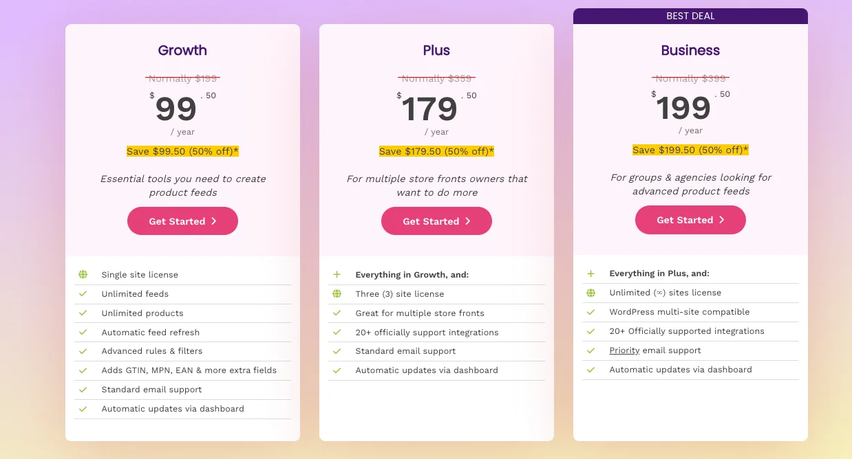 Flux de produits par attributs