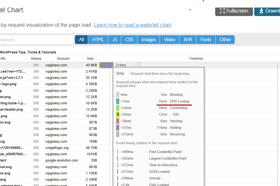 gtmetrix-dns-lookups-value