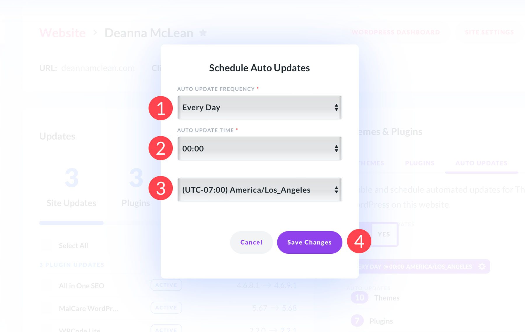 actualizaciones automáticas con Divi Dash