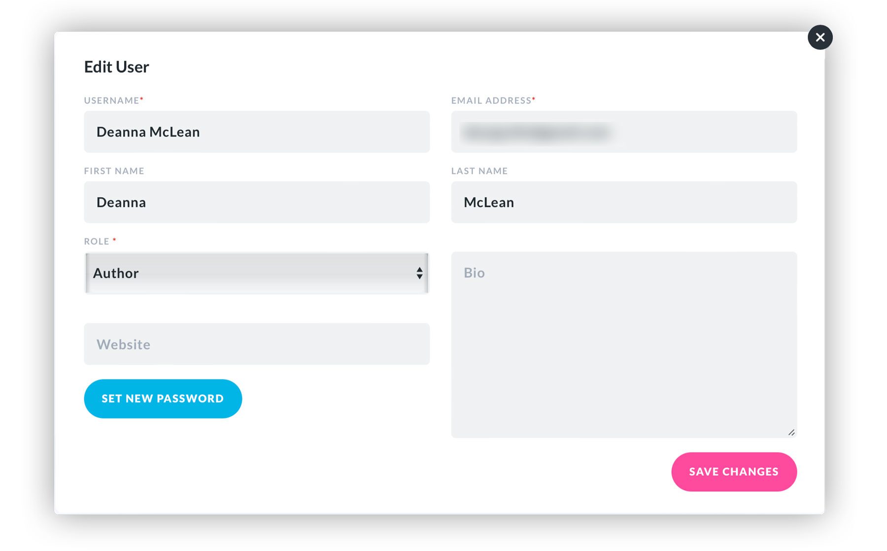 ubah kata sandi WordPress dengan Divi Dash