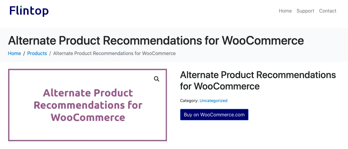 Recommandations de produits alternatives pour WooCommerce