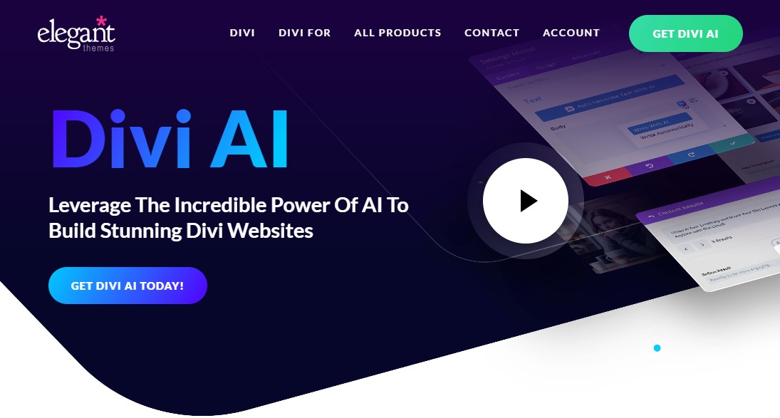 WordPress 用 Divi AI ツール