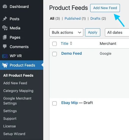 Flux de produits Facebook Woocommerce