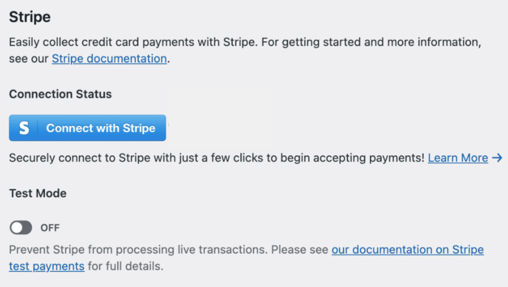 Integrating Stripe with WPForms