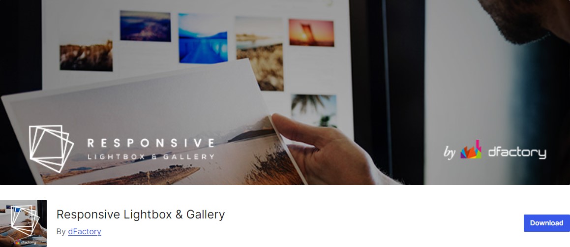 Lightbox e galeria responsivos