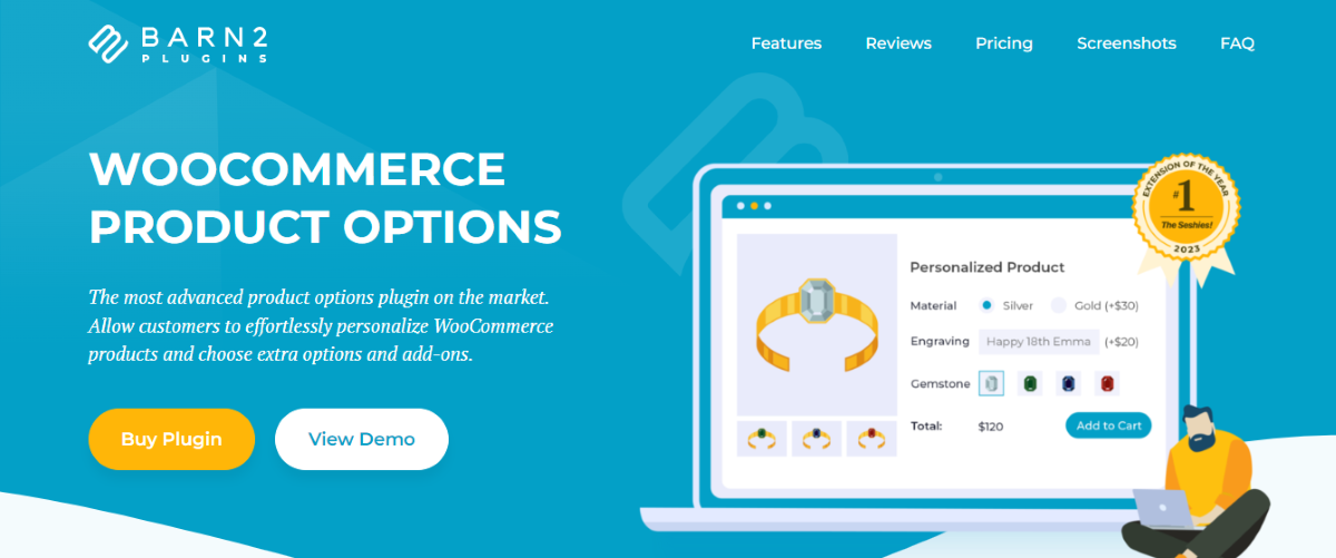 Barn2 WooCommerce 产品选项插件。