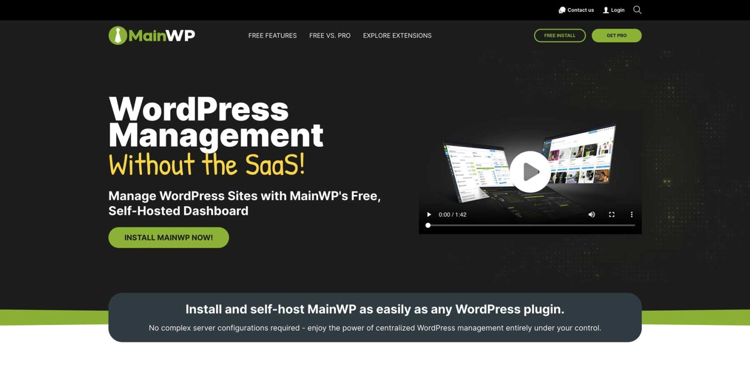 mainwp melhores ferramentas de monitoramento wordpress