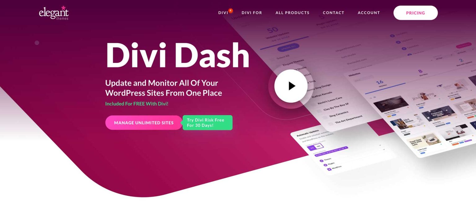 divi dash meilleurs outils de surveillance