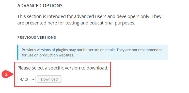 plugin di aggiornamento di sicurezza