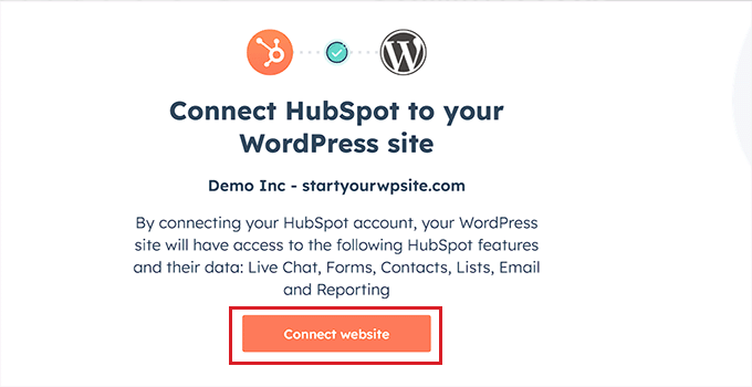 Connect HubSpot to Your Website