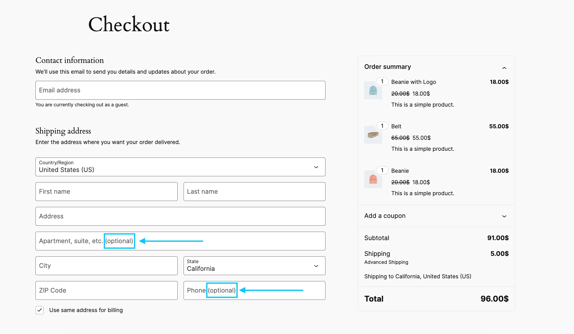 أفكار فعالة لتخصيص حقول WooCommerce Checkout- 2024 1