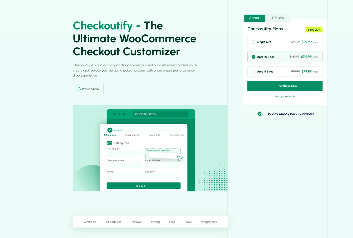 Checkoutify – Plugin zur Anpassung des Checkout-Feldes 