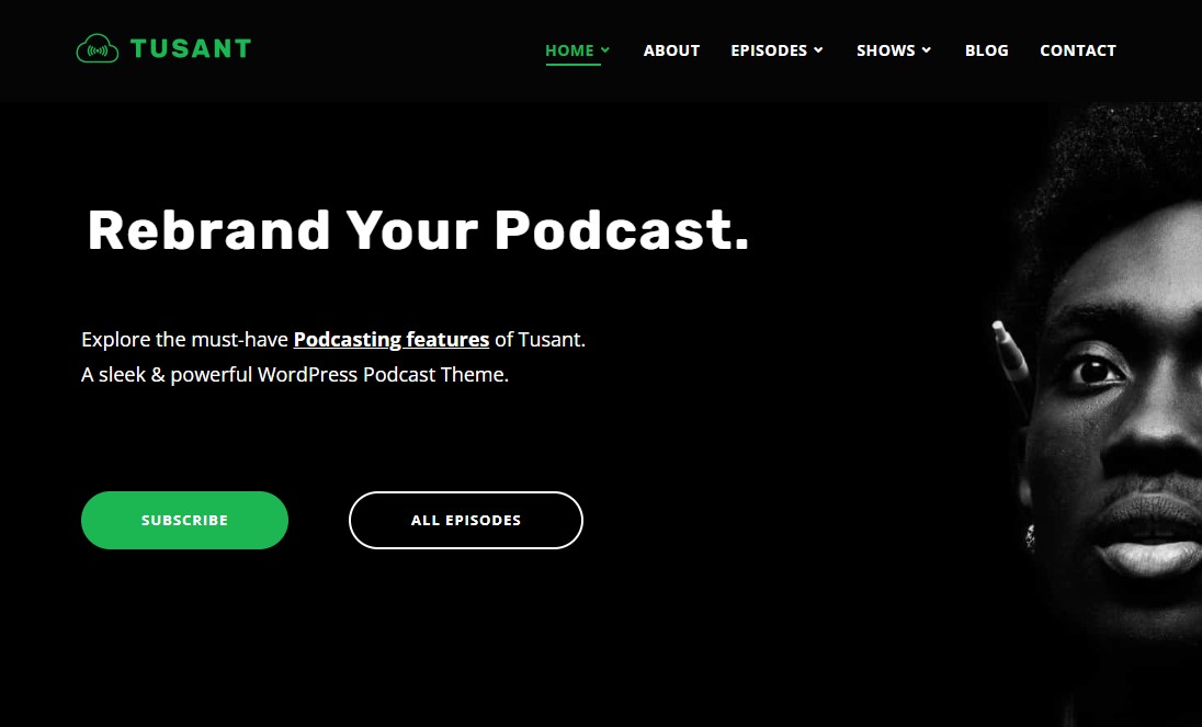 Tusant – WordPress-Podcast-Theme