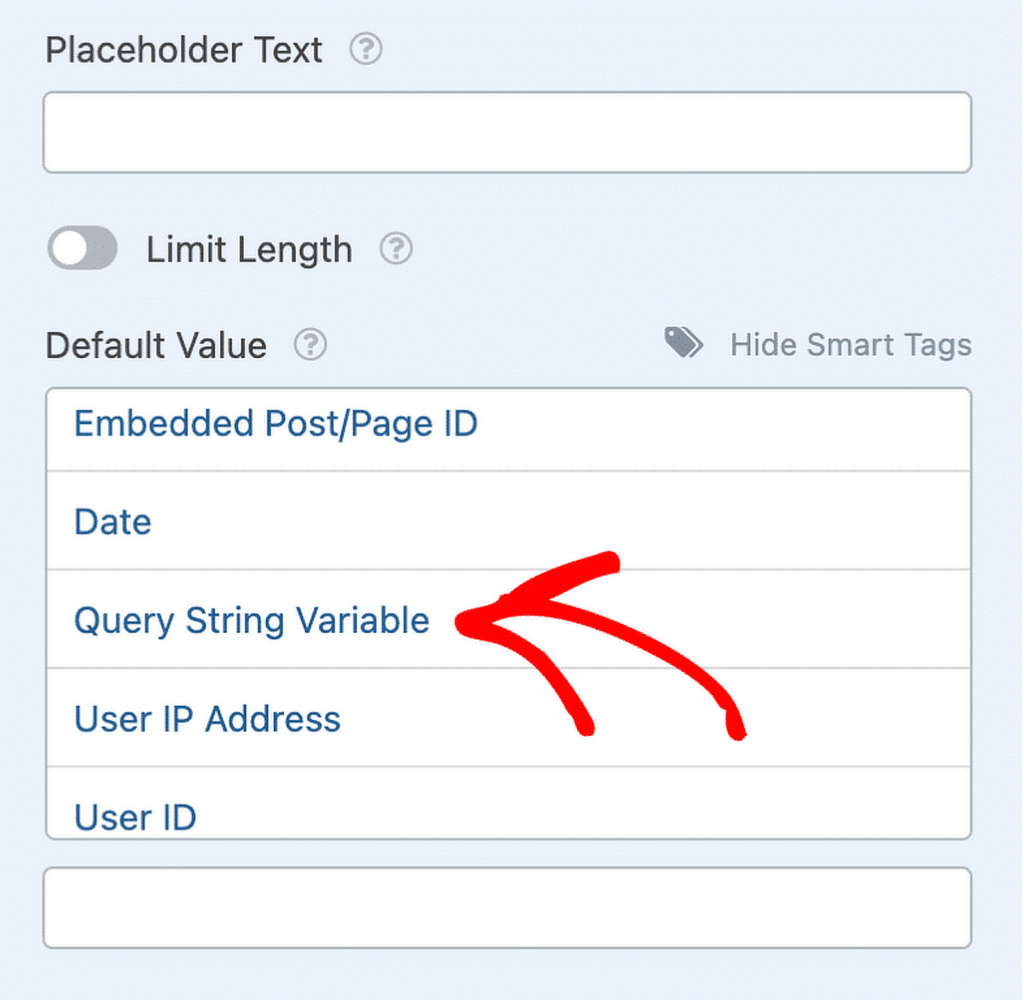 query string variable